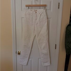 Universal Thread Cream 90s Vintage Straight Jeans